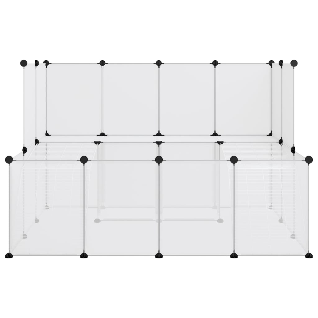 Smådyrbur gjennomsiktig 143x107x93 cm PP og stål