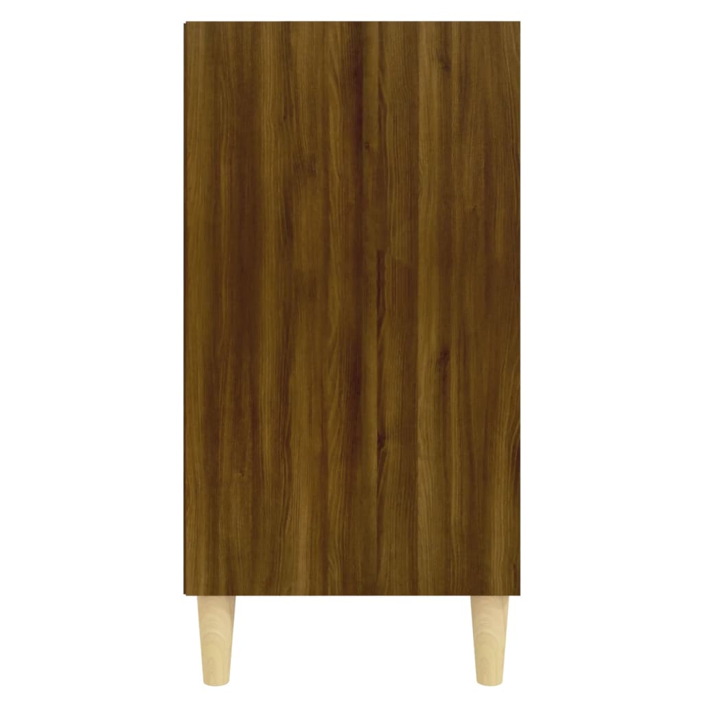 Skjenk brun eik 57x35x70 cm konstruert tre