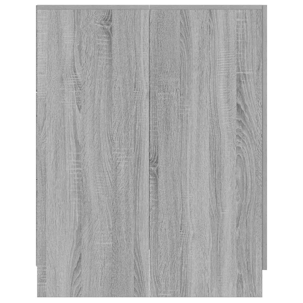 Vaskemaskinskap grå sonoma eik 71x71,5x91,5 cm