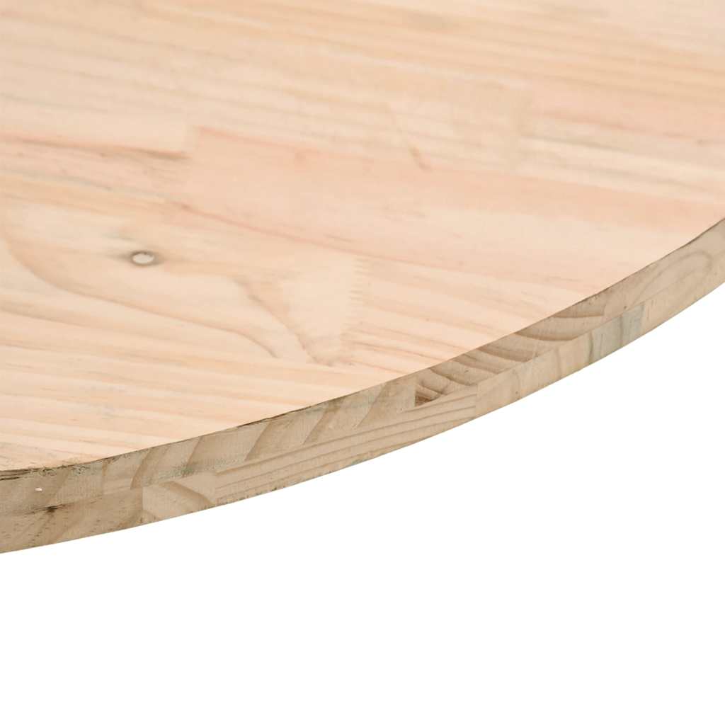 Bordplate Ø60x2,5 cm heltre furu