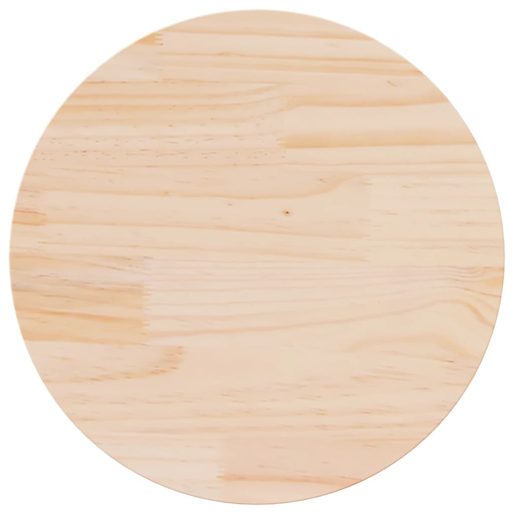 Bordplate Ø70x2,5 cm heltre furu