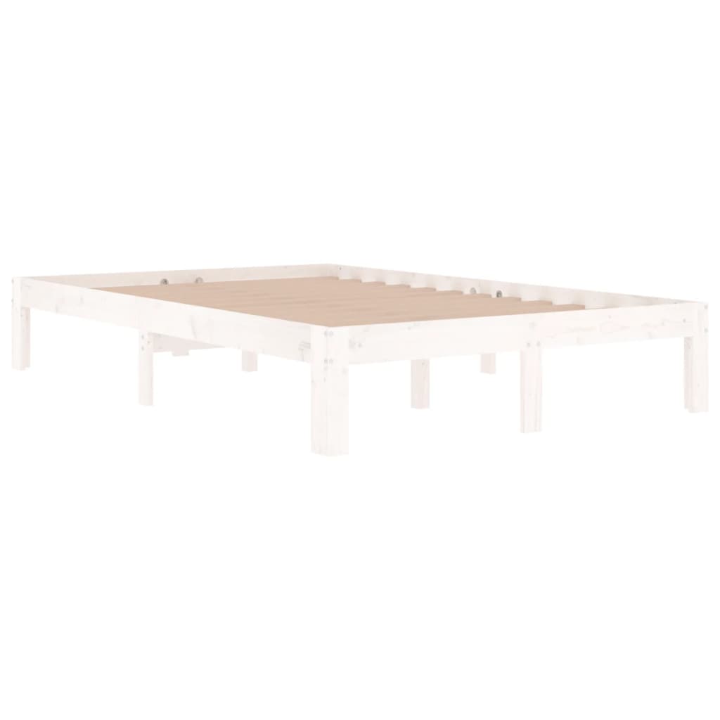 Sengeramme hvit heltre 120x190 cm Small Double