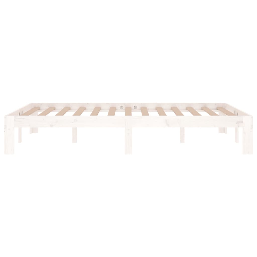 Sengeramme hvit heltre 120x190 cm Small Double