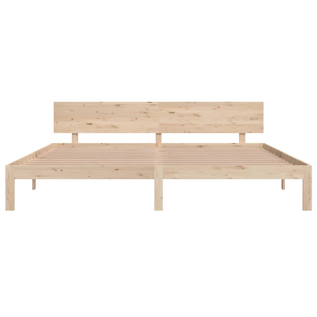 Sengeramme heltre furu 200x200 cm