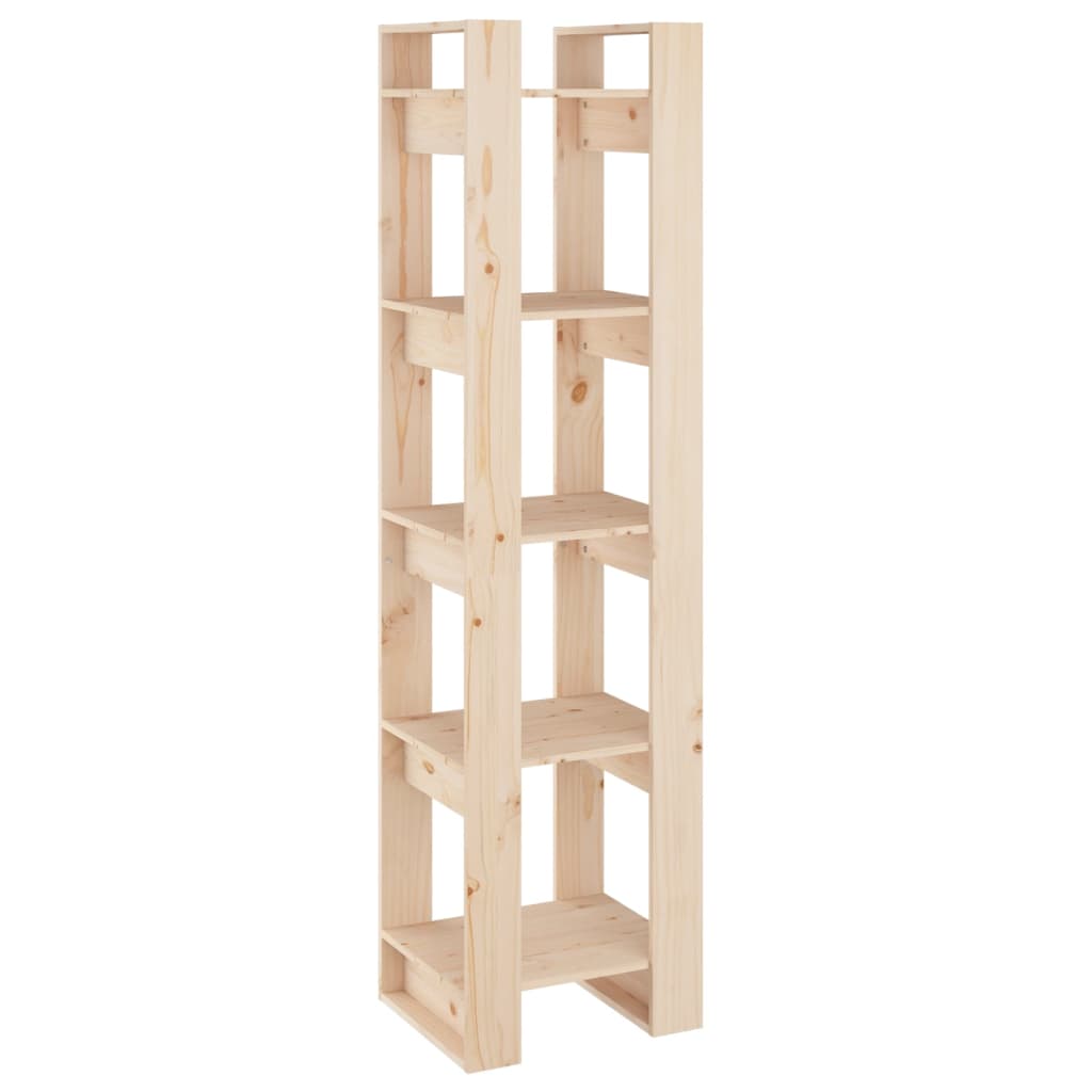 Bokhylle/romdeler 41x35x160 cm heltre furu