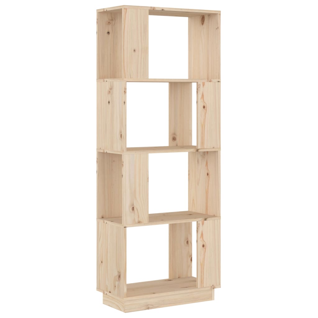 Bokhylle/romdeler 51x25x132 cm heltre furu