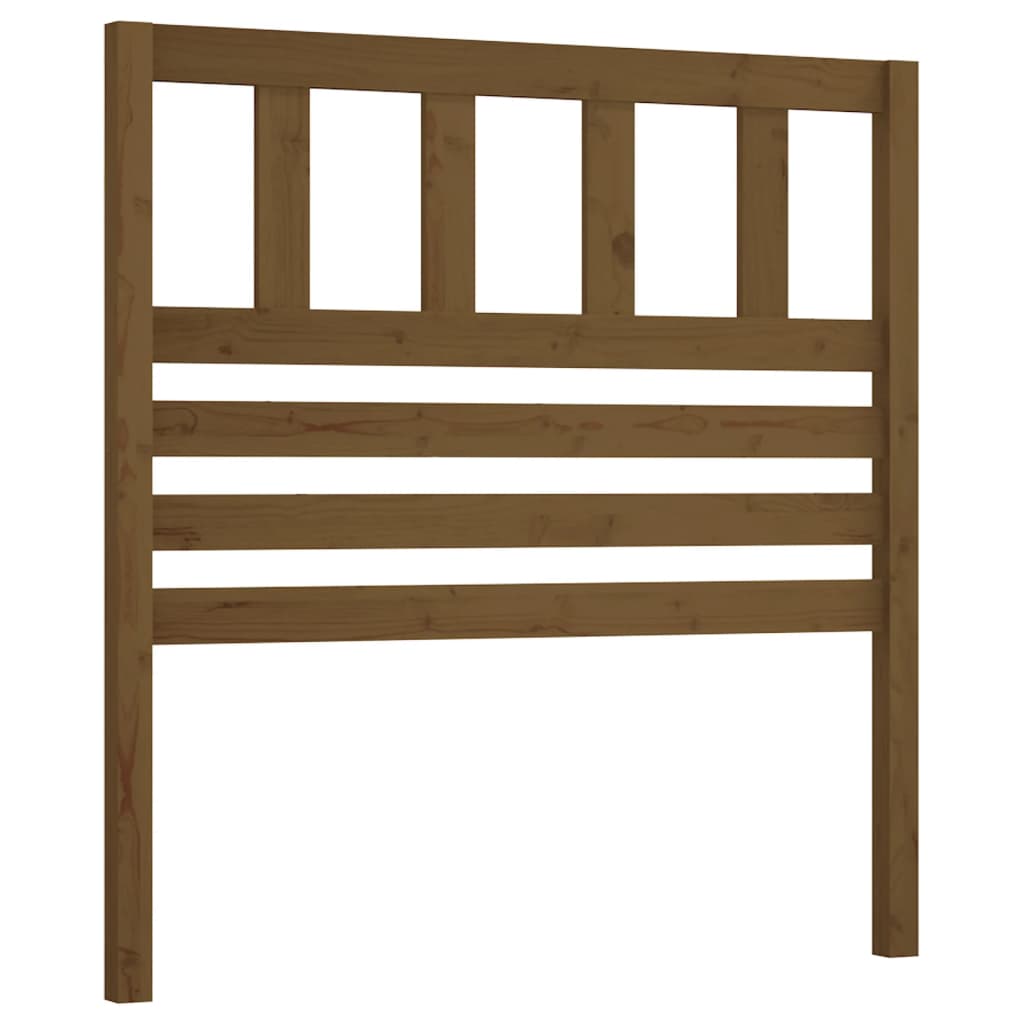 Sengegavl honningbrun 106x4x100 cm heltre furu