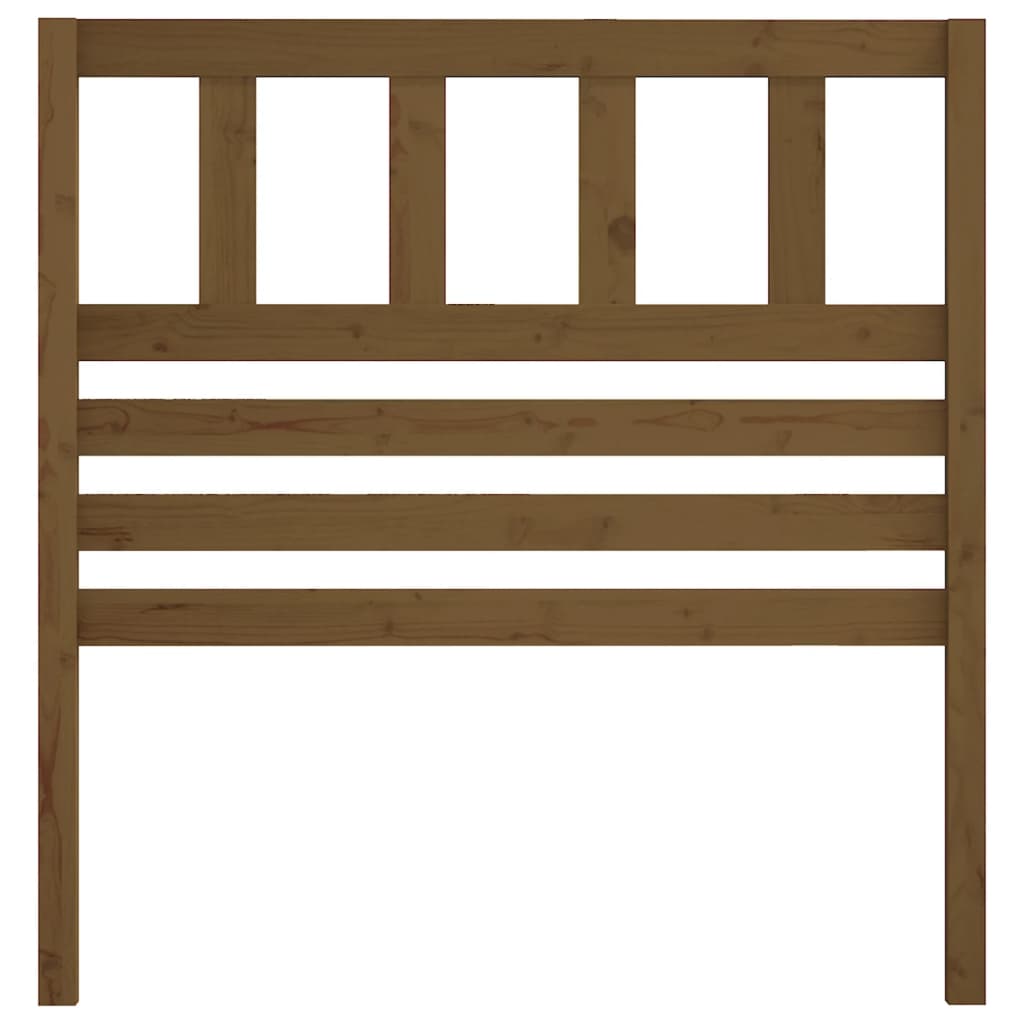 Sengegavl honningbrun 106x4x100 cm heltre furu