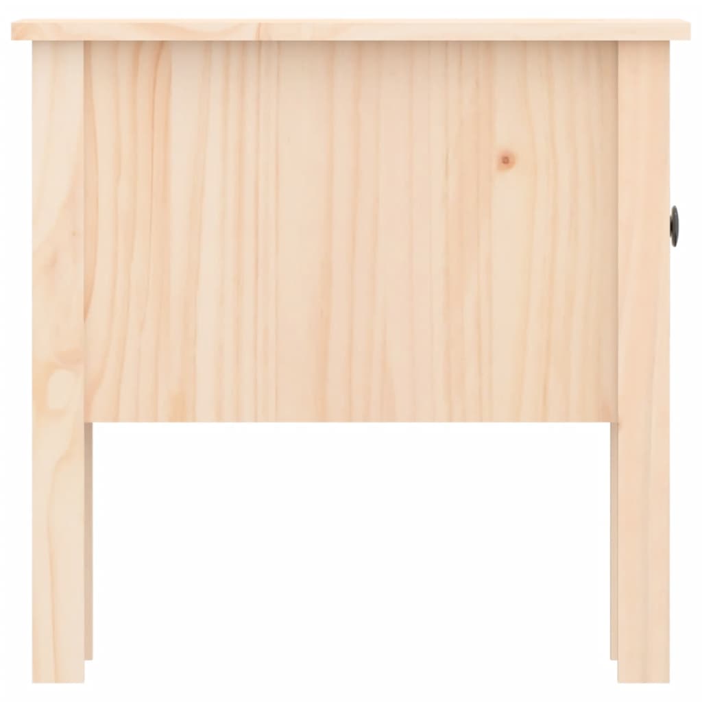 Sidebord 2 stk 50x50x49 cm heltre furu