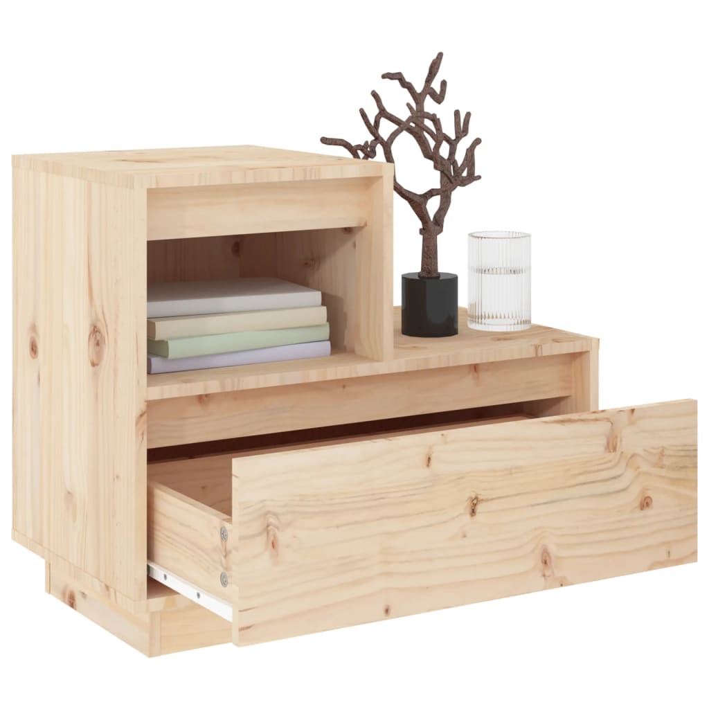 Nattbord 60x34x51 cm heltre furu
