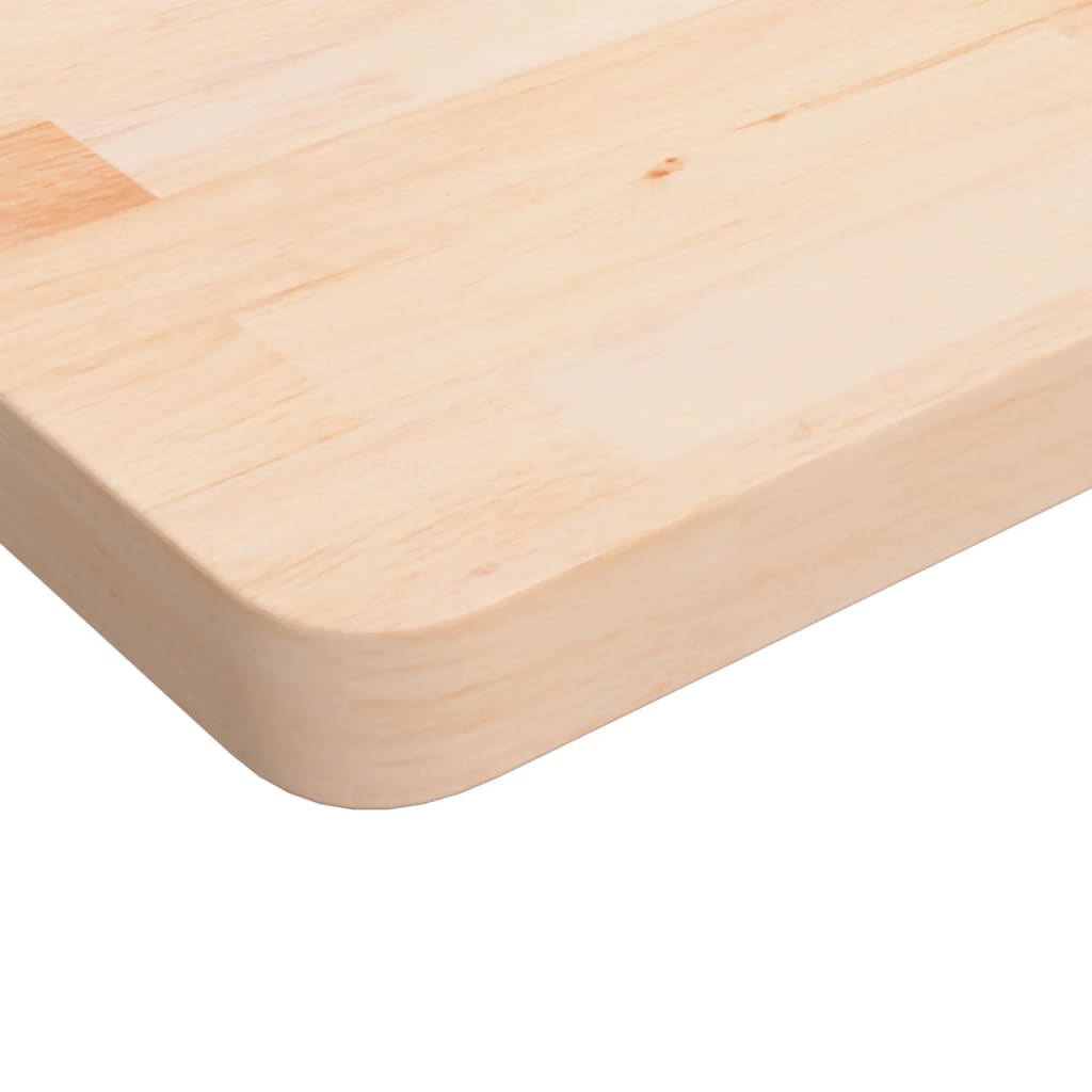 Firkantet bordplate 50x50x4 cm ubehandlet heltre eik