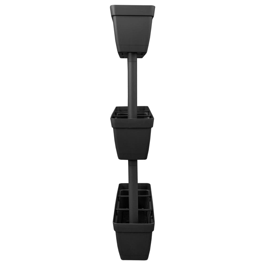 Plantekasser 6 stk 100 cm antrasitt