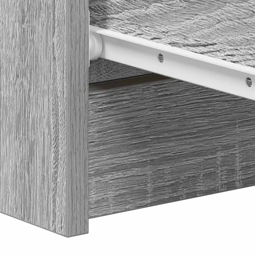 Skjenk grå sonoma 60x35x98,5 cm konstruert tre vidaXL