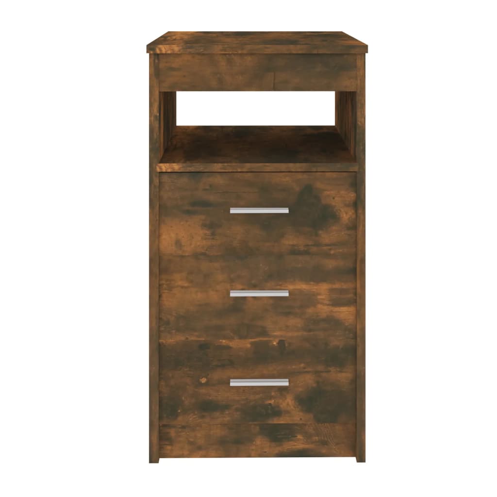 Kommode røkt eik 40x50x76 cm konstruert tre