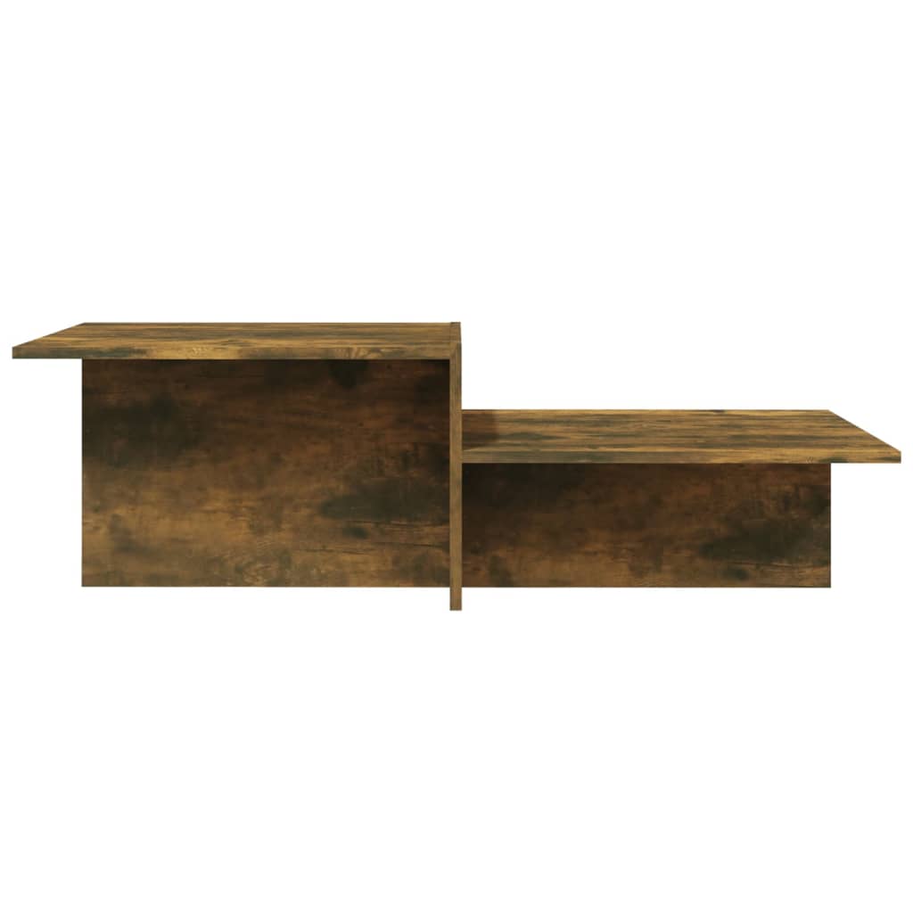Salongbord røkt eik 111,5x50x33 cm konstruert tre