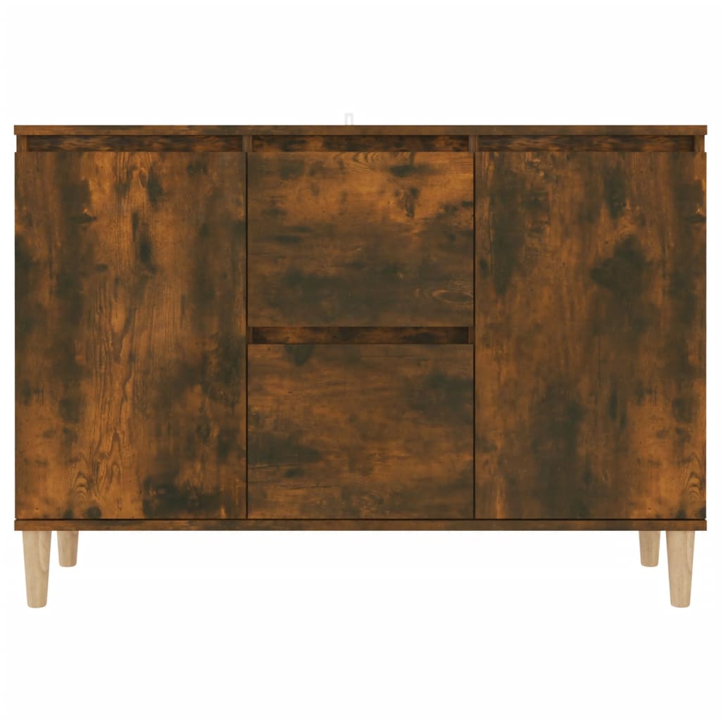 Skjenk røkt eik 101x35x70 cm konstruert tre
