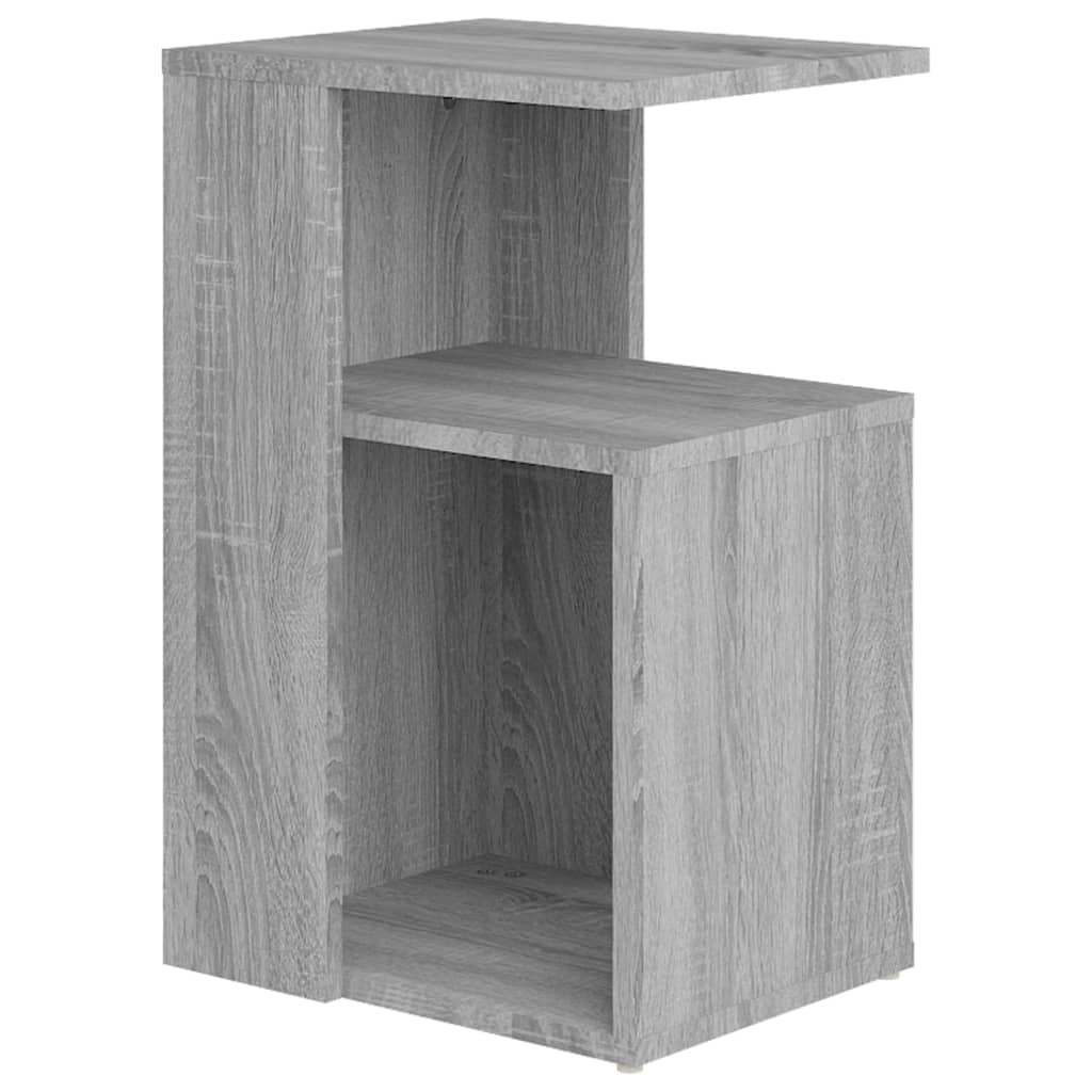 Sidebord grå sonoma 36x30x56 cm konstruert tre