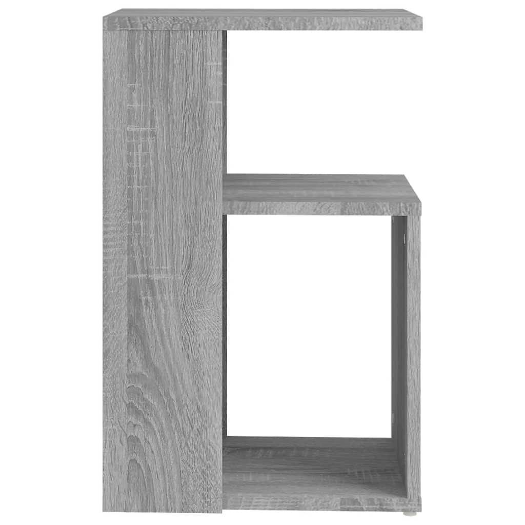 Sidebord grå sonoma 36x30x56 cm konstruert tre