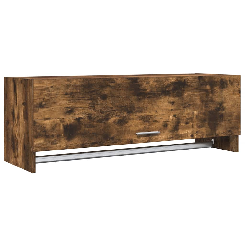 Garderobe røkt eik 100x32,5x35 cm konstruert tre