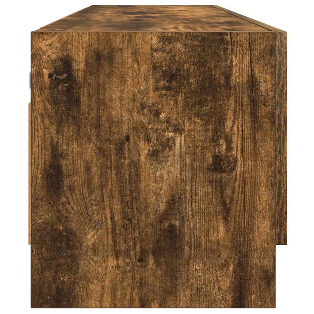 Garderobe røkt eik 100x32,5x35 cm konstruert tre