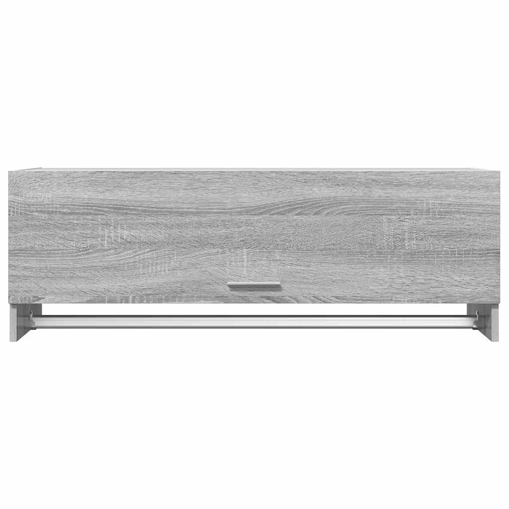 Garderobe grå sonoma 100x32,5x35 cm konstruert tre