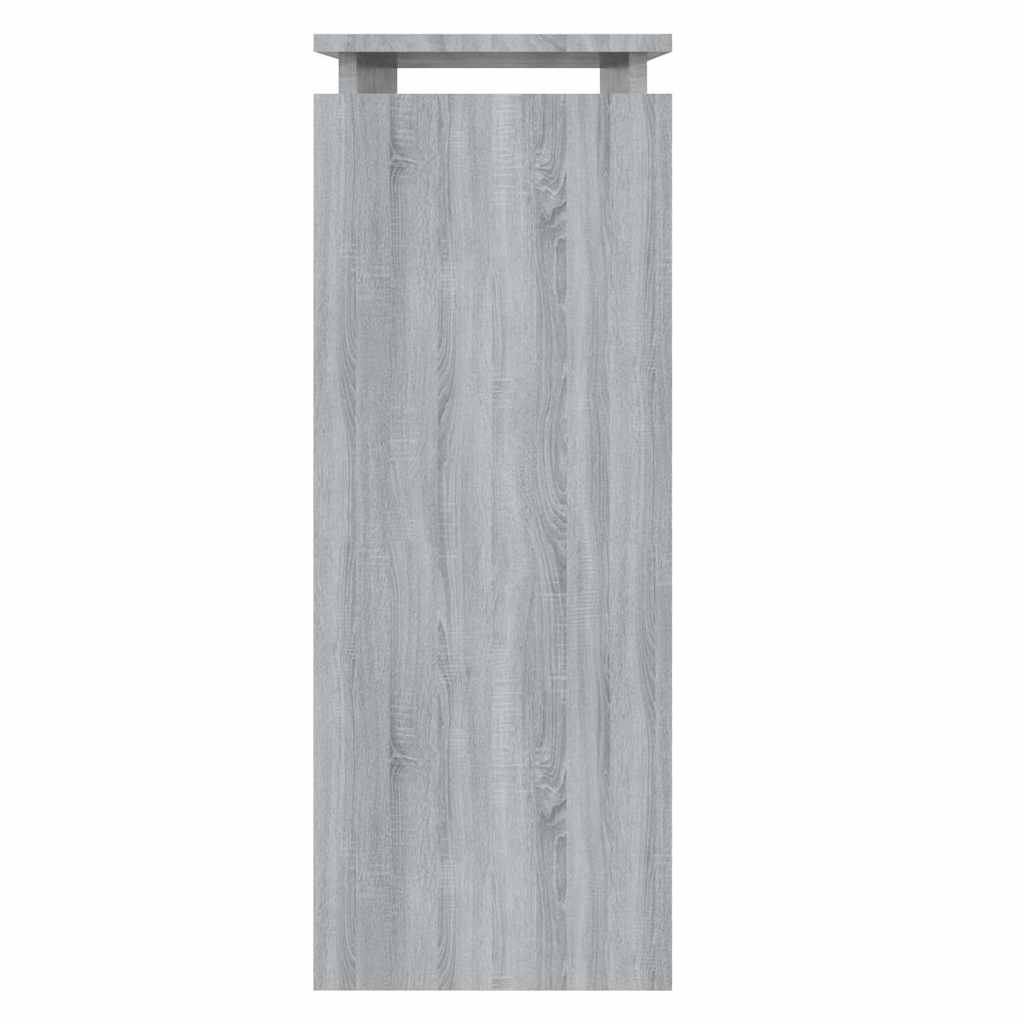 Konsollbord grå sonoma 80x30x80 cm konstruert tre