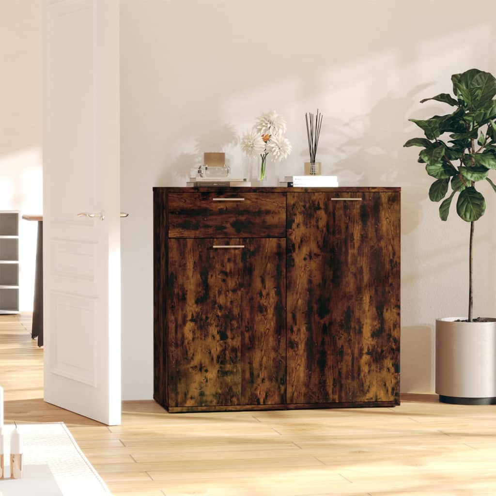 Skjenk røkt eik 80x36x75 cm konstruert tre