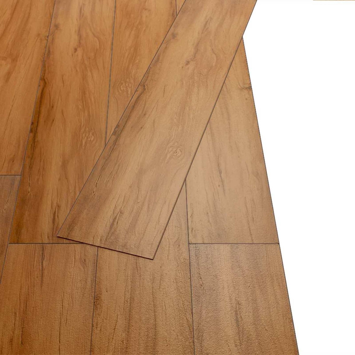 Gulvplanker 18 pcs Naturlig 2,51 m² PVC