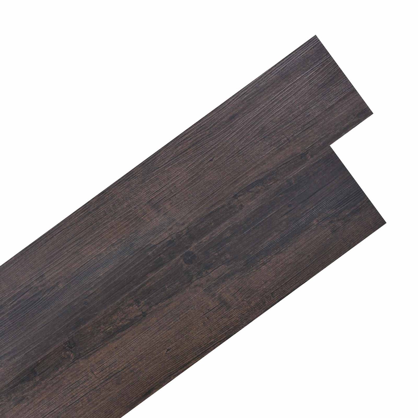 Gulvplanker 18 pcs Mørk brun 2,51 m² PVC