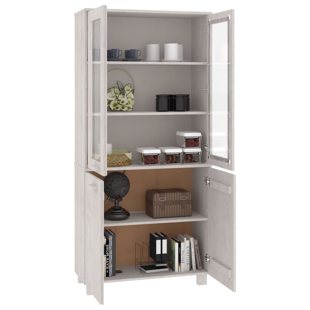 Highboard HAMAR heltre furu hvit