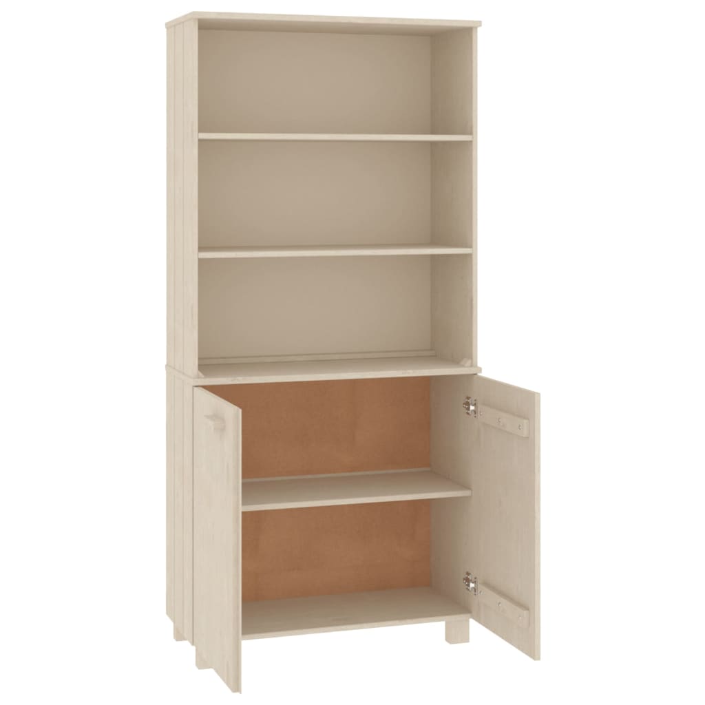 Highboard HAMAR heltre furu honningbrun