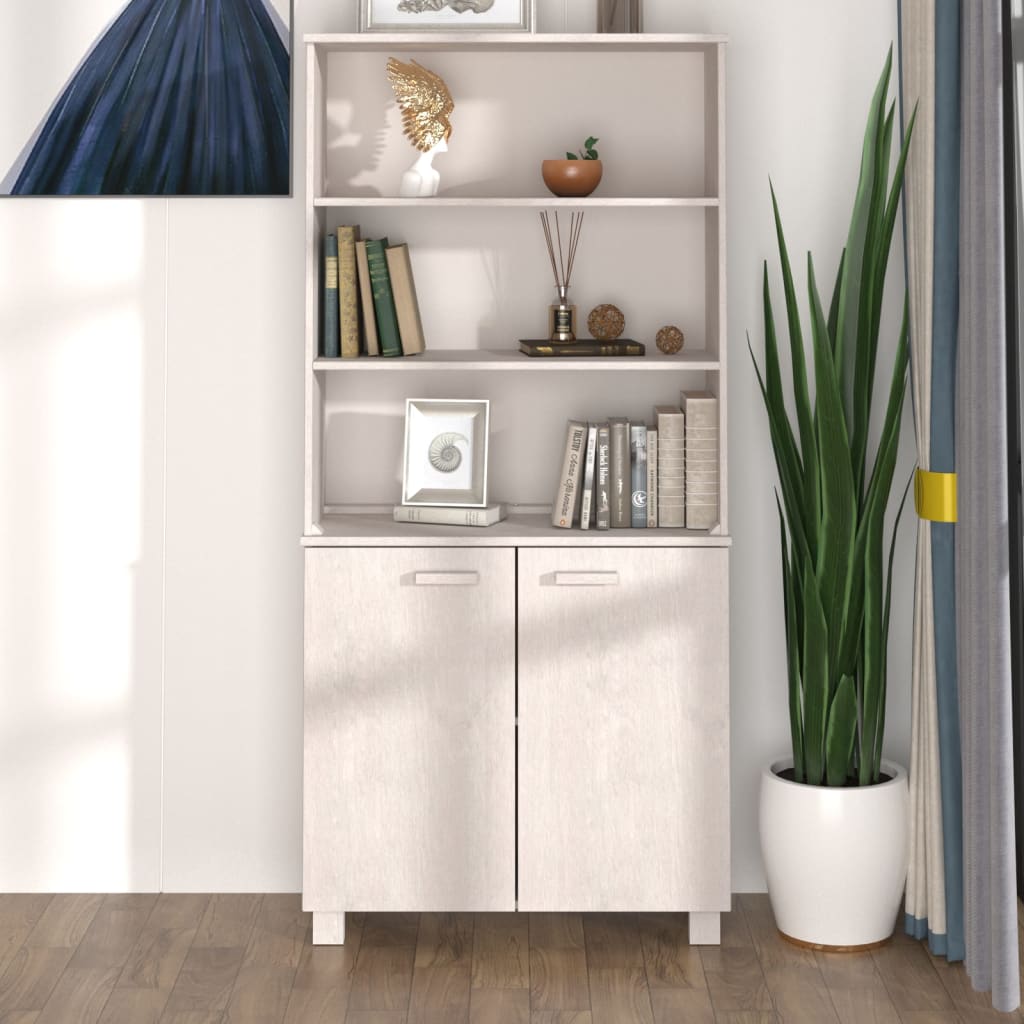Highboard HAMAR heltre furu hvit