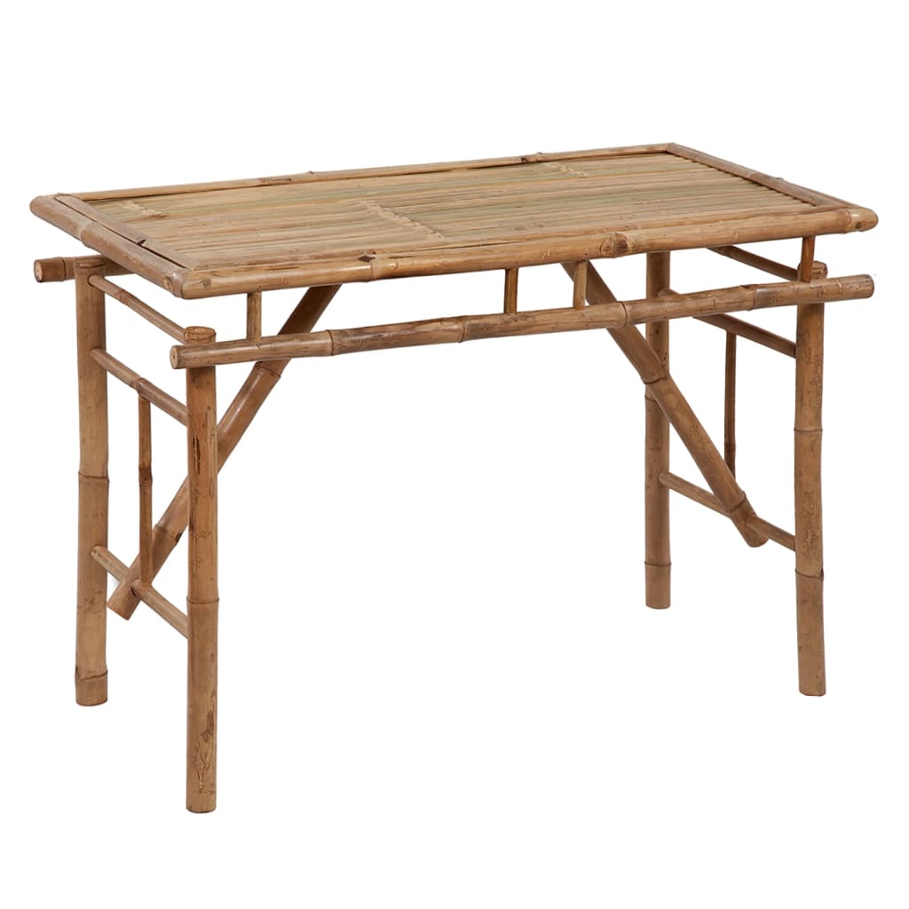 Sammenleggbart hagebord 115x50x75 cm bambus vidaXL