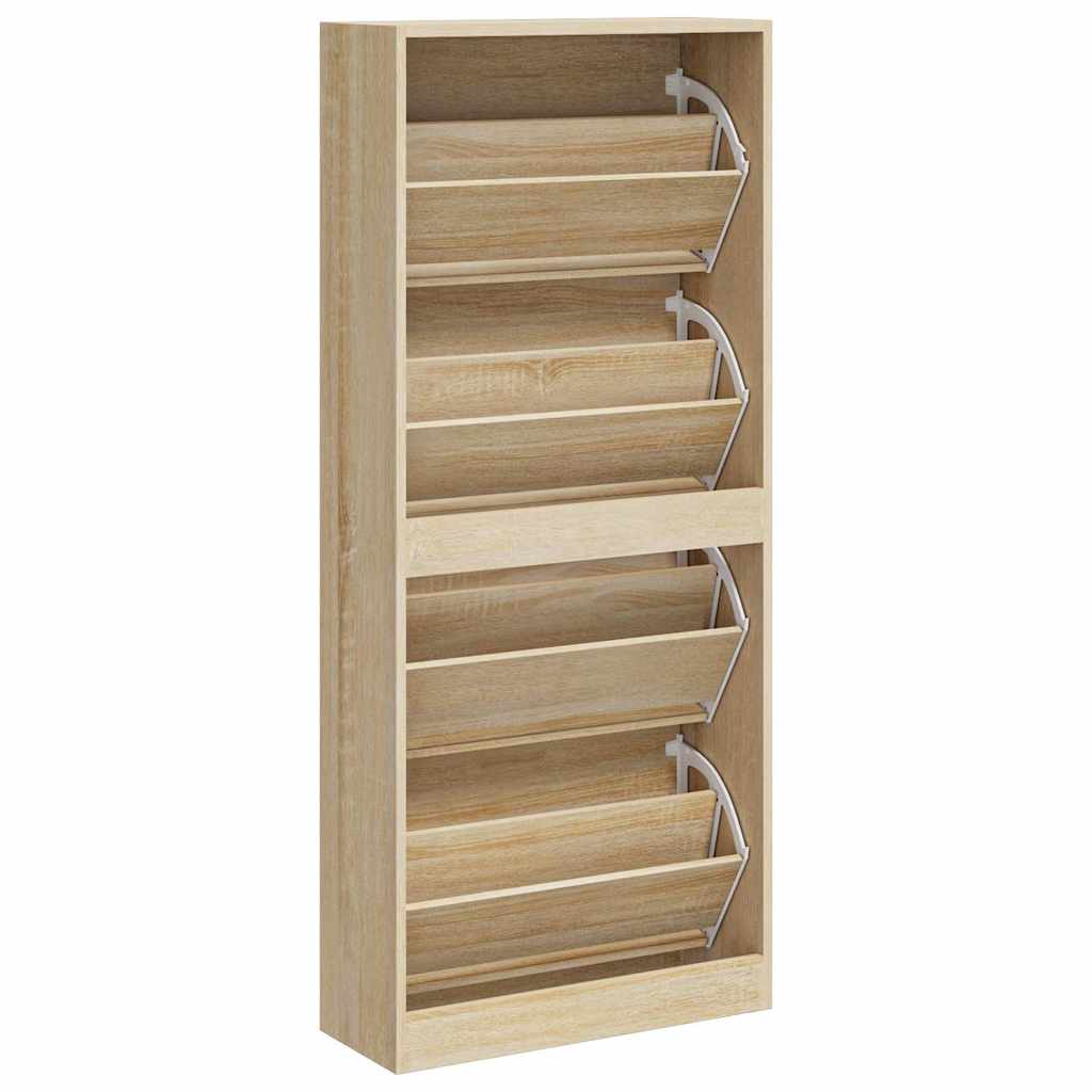 Skoskap sonoma eik 63x24x147 cm konstruert tre