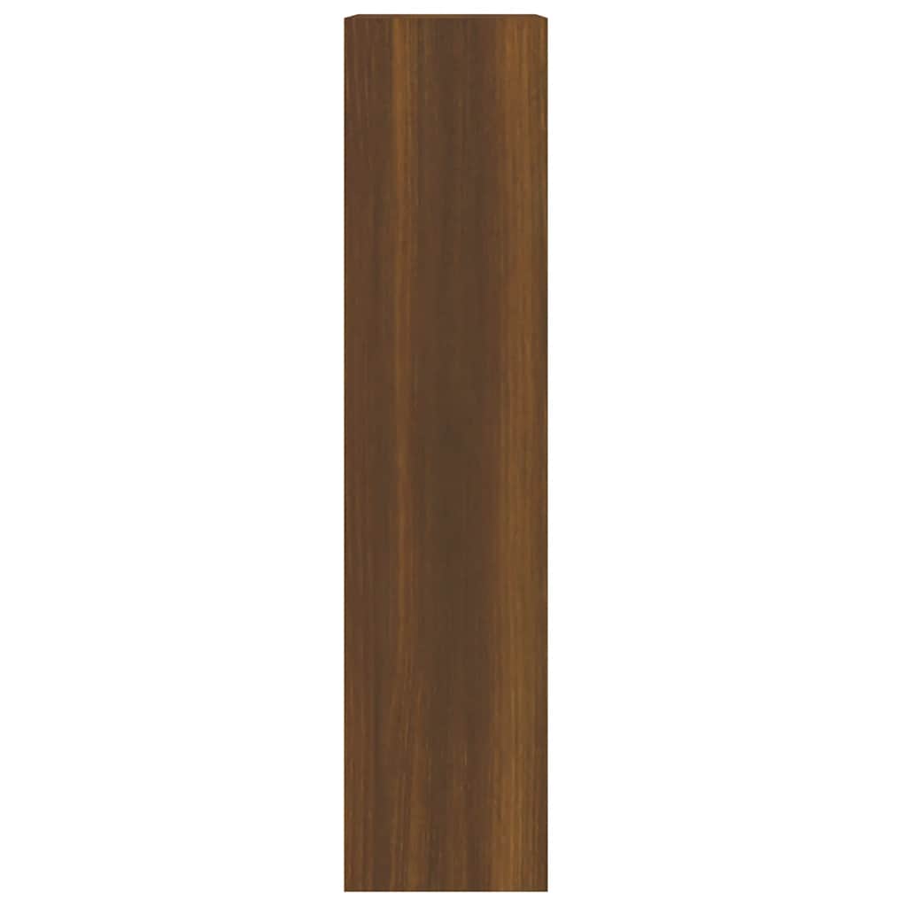 Skoskap brun eik 63x24x103 cm konstruert tre