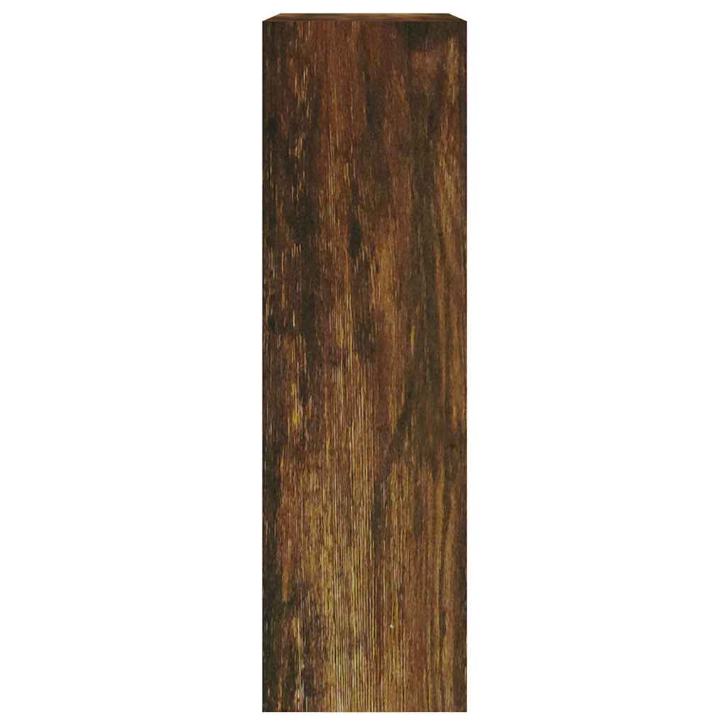 Skoskap røkt eik 63x24x81 cm konstruert tre vidaXL