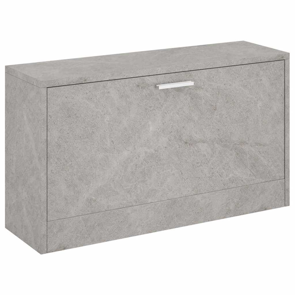 Skobenk betonggrå 80x24x45 cm konstruert tre