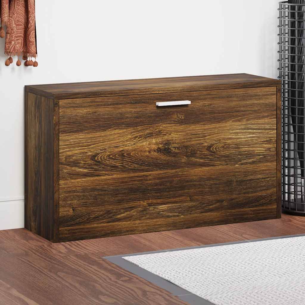 Skobenk røkt eik 80x24x45 cm konstruert tre