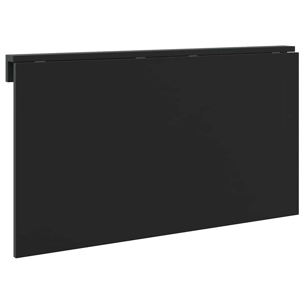 Sammenleggbart veggbord svart 100x60x56 cm konstruert tre