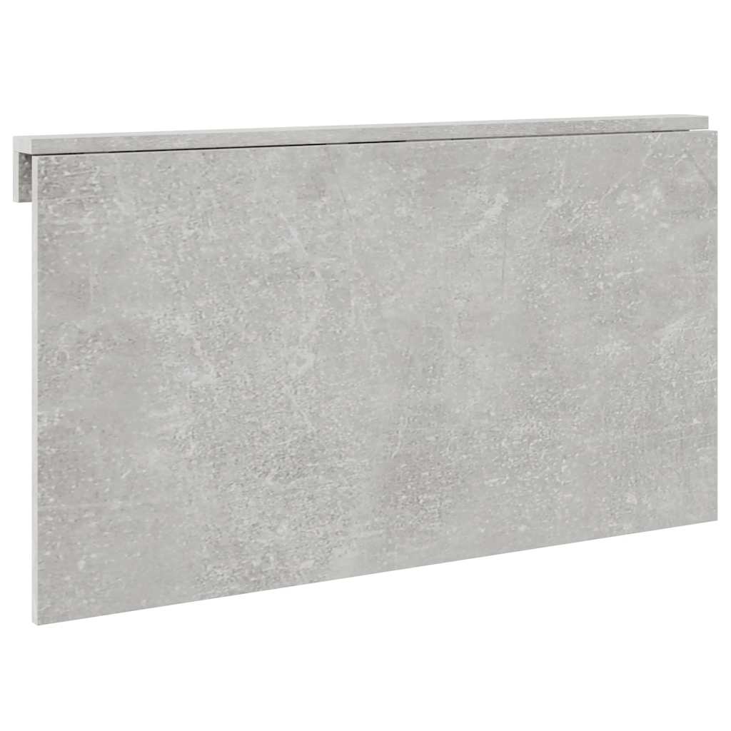 Sammenleggbart veggbord betonggrå 100x60x56 cm konstruert tre