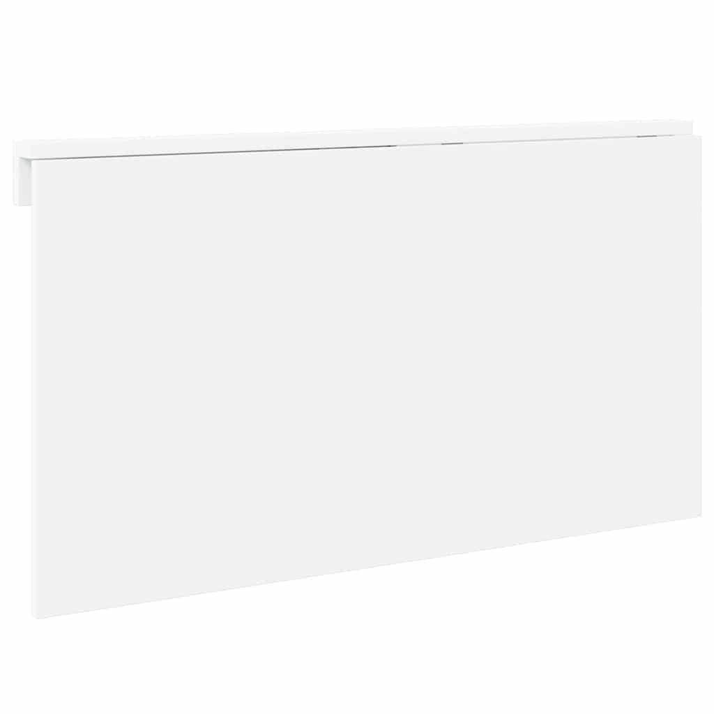 Sammenleggbart veggbord høyglans hvit100x60x56cm konstruert tre
