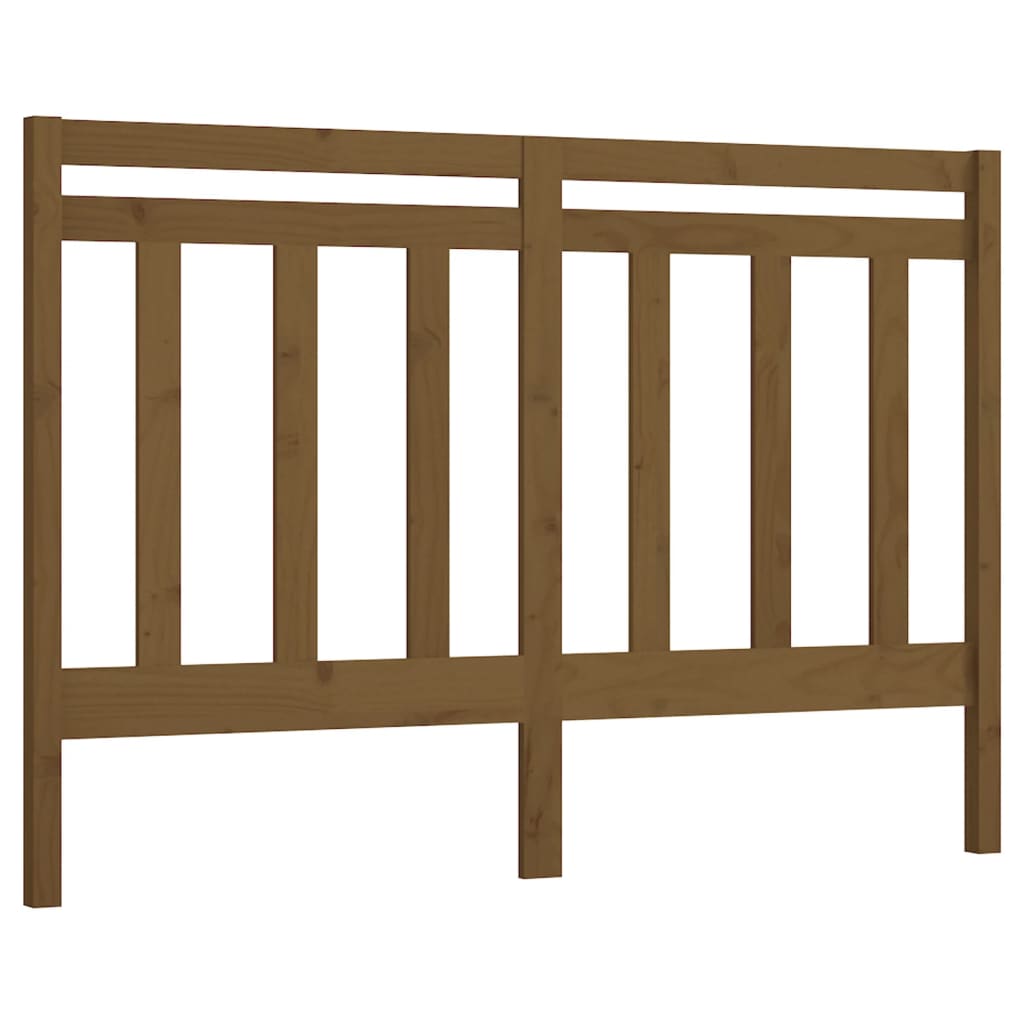 Sengegavl honningbrun 146x4x100 cm heltre furu
