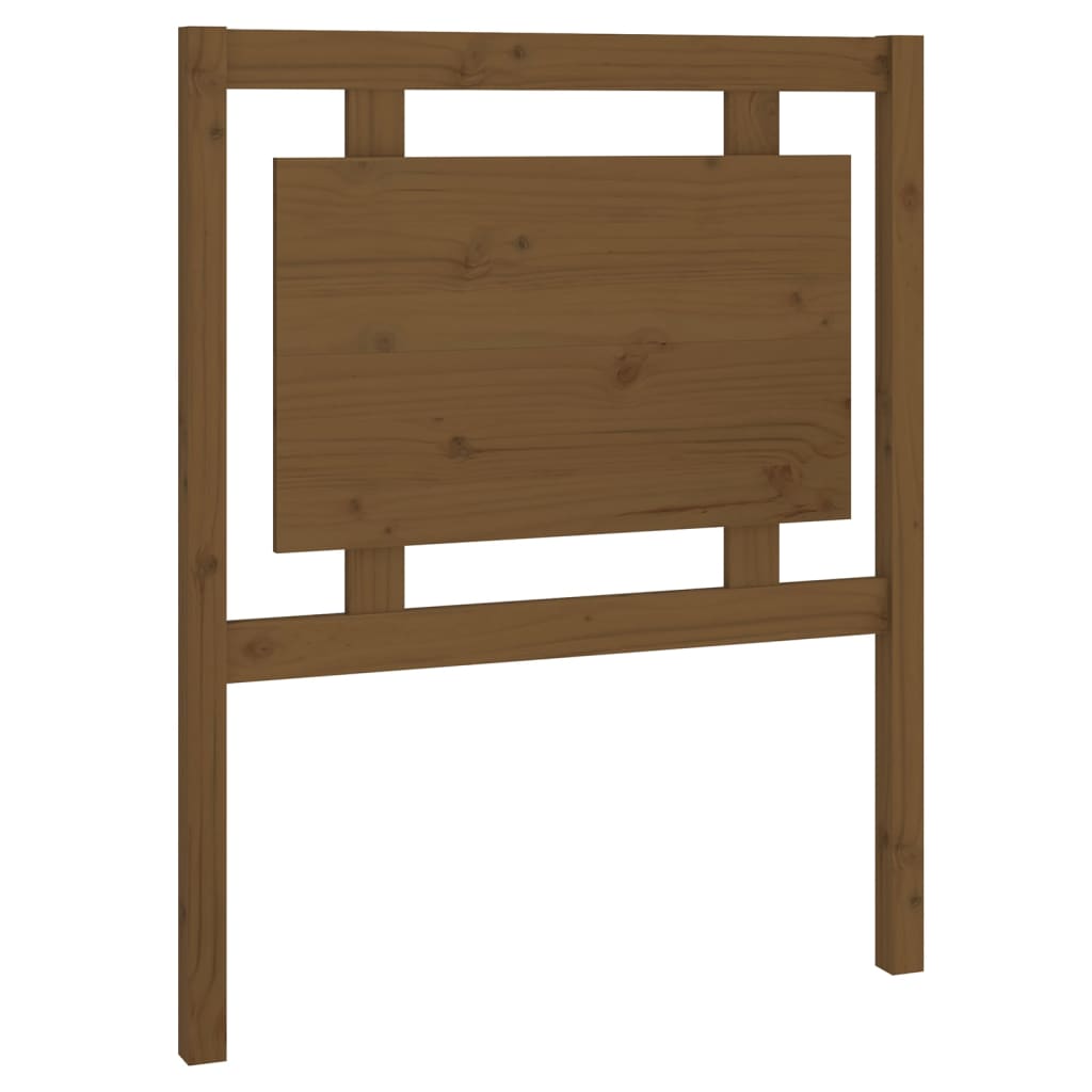 Sengegavl honningbrun 80,5x4x100 cm heltre furu