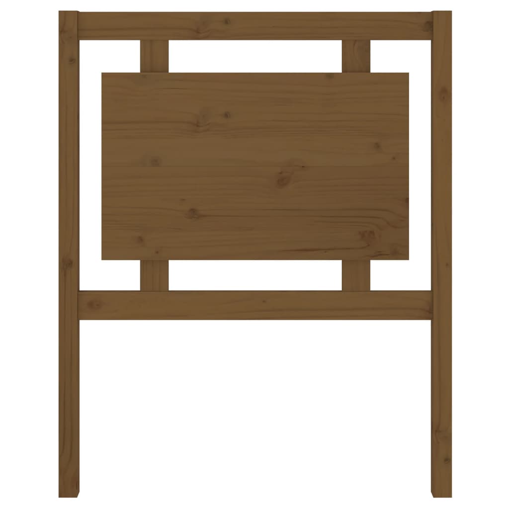 Sengegavl honningbrun 80,5x4x100 cm heltre furu