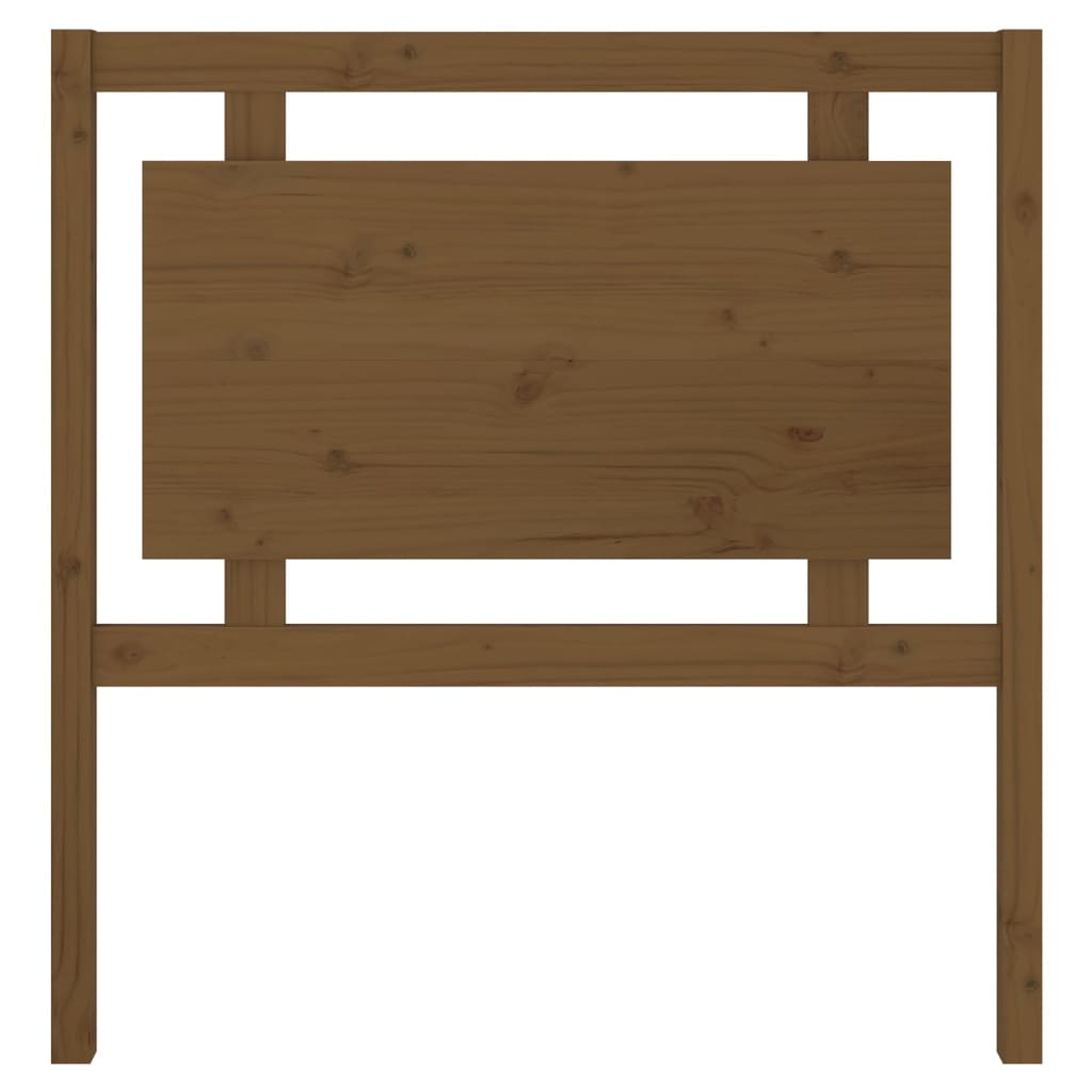 Sengegavl honningbrun 95,5x4x100 cm heltre furu