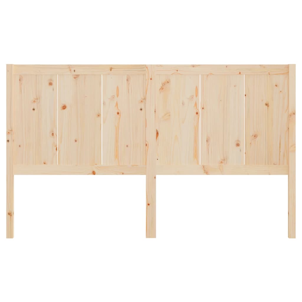 Sengegavl 125,5x4x100 cm heltre furu