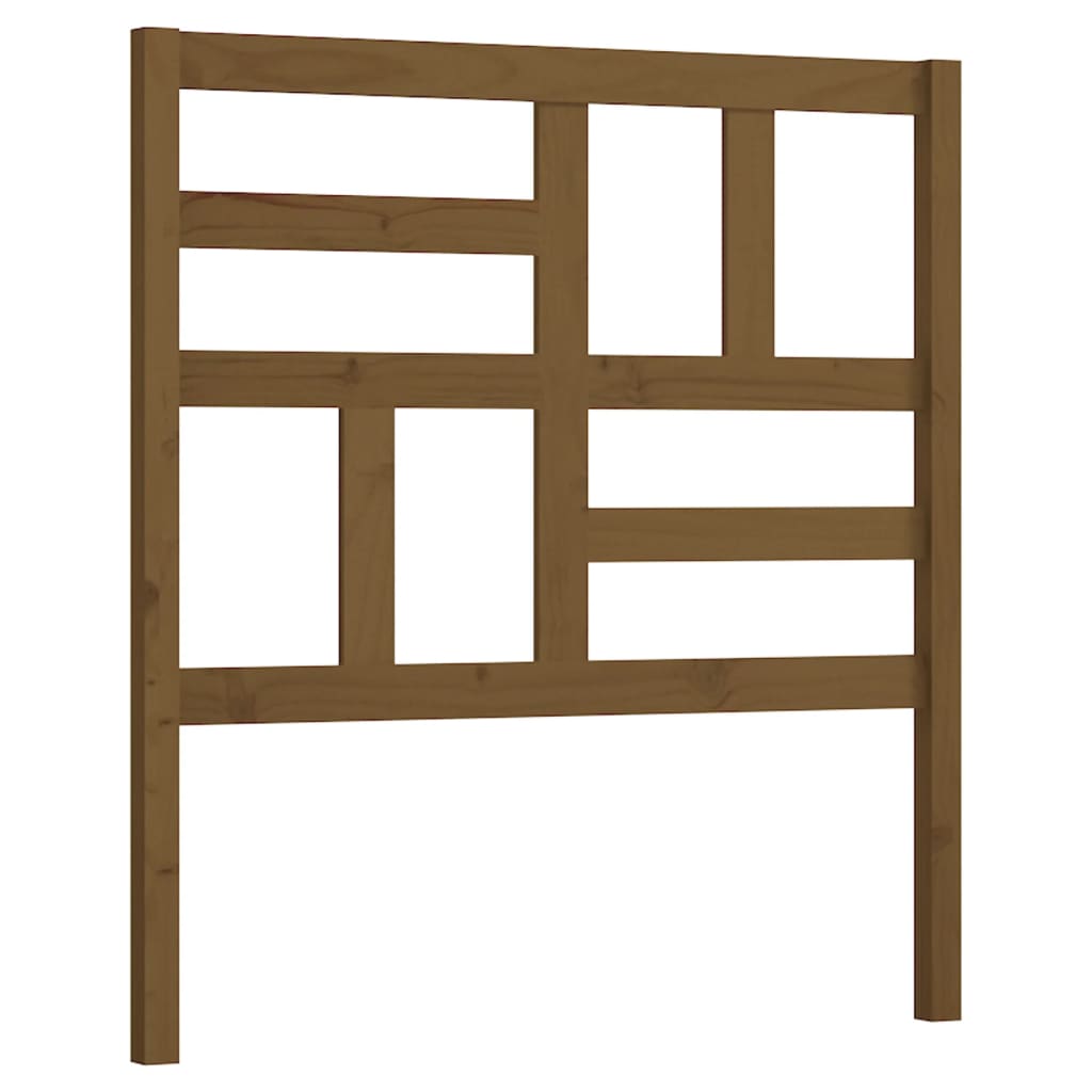 Sengegavl honningbrun 81x4x104 cm heltre furu