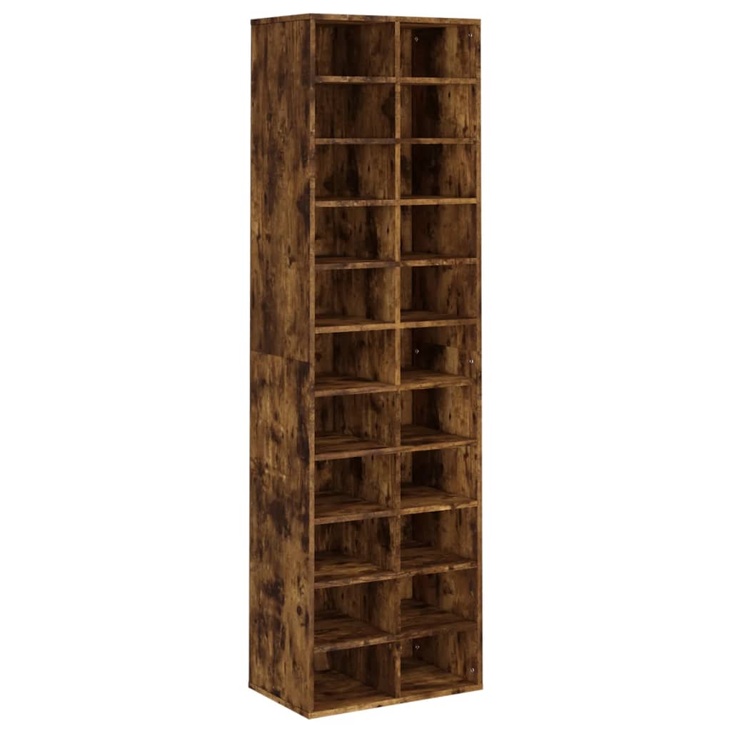 Skohylle røkt eik 54x34x183 cm konstruert tre
