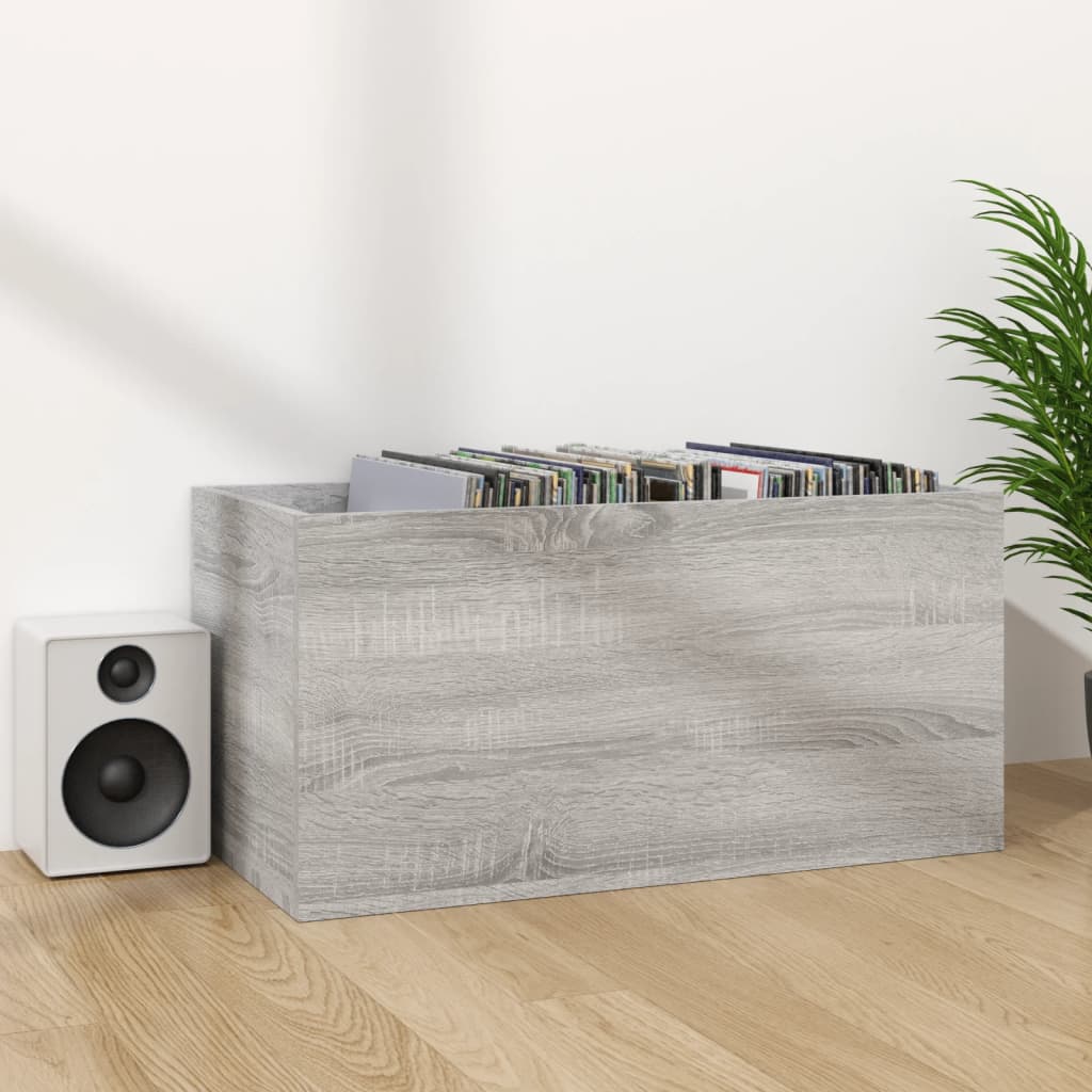 Oppbevaringsboks LP grå sonoma 71x34x36 cm konstruert tre