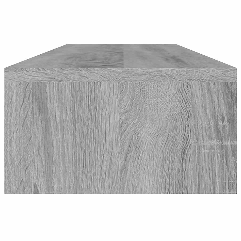 Skjermstativ grå sonoma 100x24x13 cm konstruert tre